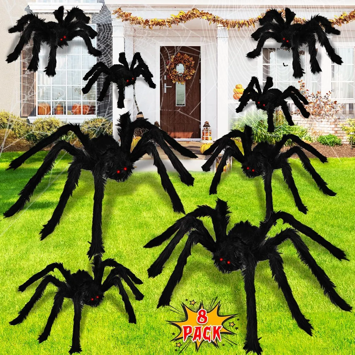 Giant Hairy Yard Spider (8 ft, Dreampark)